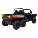 Elektrické autíčko Farmer Truck X-POWER - dvojmiestne, oranžové